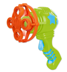 Pistola Spara Bolle di Sapone Bubble Cyclone con Potente Ventola e Tantissime Bolle per Divertimento Assicurato Età 3+ Inclusi Accessori Pronto per Giocare