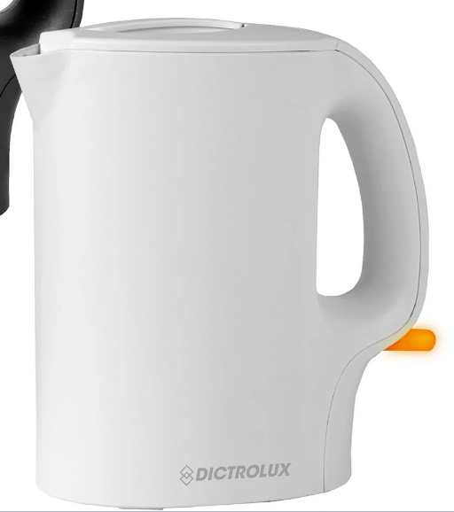 Bollitore Elettrico 1 Litro 900 Watt Nero con Coperchio Apribile per Uso Domestico Funzioni di Sicurezza e Beccuccio Anti Goccia