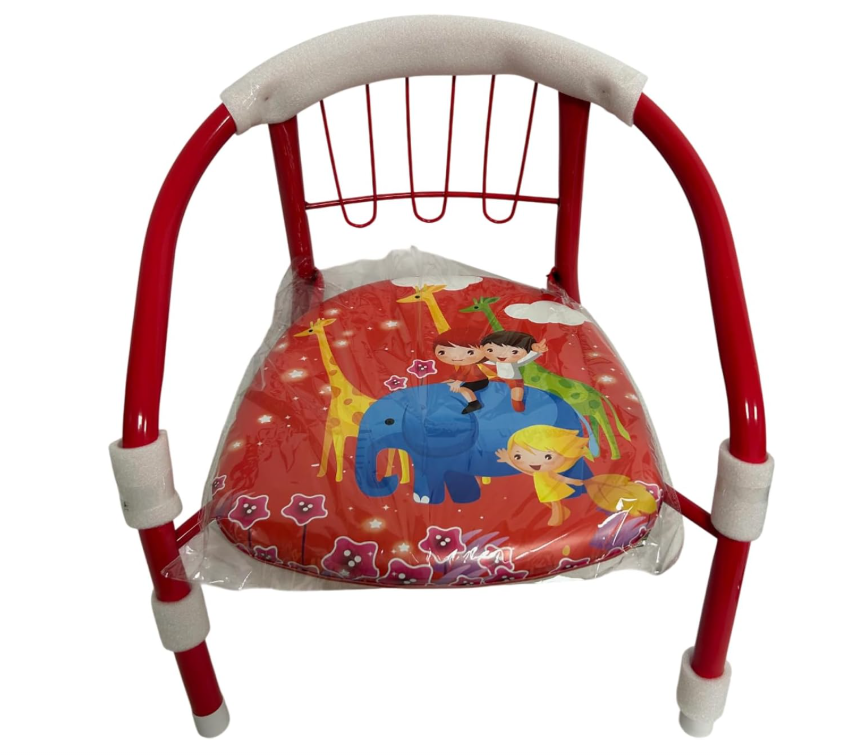 Children's Chair with Sound-Emitting Metal Seat, Ergonomic with Armrests, Comfort and Fun for Nurseries, Living Rooms, and Kindergartens L35*W27*H37CM