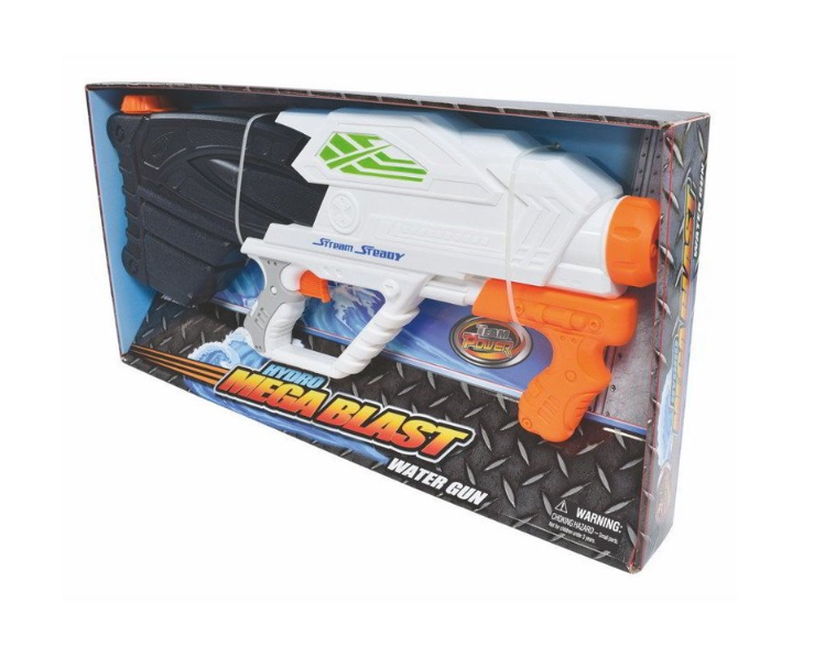 TuGiochi Fucile spara acqua Combat Top 3000 59*20*5CM Super potente con getto d'acqua a grande distanza per bambini di 3 anni in su