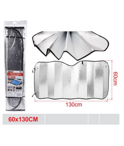Start Parasole Bolle con Ventosa 150x70cm-130x60cm Termorifrangente Universale Protezione Solare Esterna