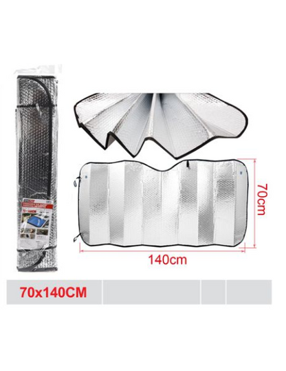 Start Parasole Bolle con Ventosa 150x70cm-130x60cm Termorifrangente Universale Protezione Solare Esterna