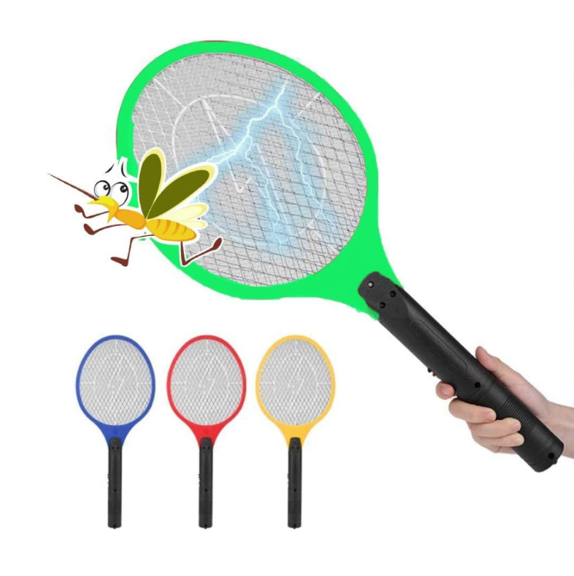 Rechargeable Electric Fly Swatter with LED Light for Mosquitoes and Flies 52*21CM