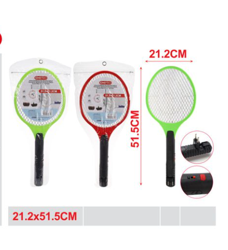 Rechargeable Electric Fly Swatter with LED Light for Mosquitoes and Flies 52*21CM