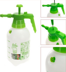 Spruzzatore a Pressione da 2 L, Ugello Regolabile, Nebulizzatore Acqua e Diserbante, da Giardino, Bianco Verde