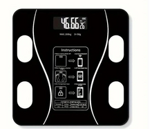 Bilancia pesapersone Bluetooth, bilancia analitica del corpo, bilancia intelligente intelligente, Bluetooth, bilancia digitale BMI con app per smartphone, visualizzazione di grasso corporeo