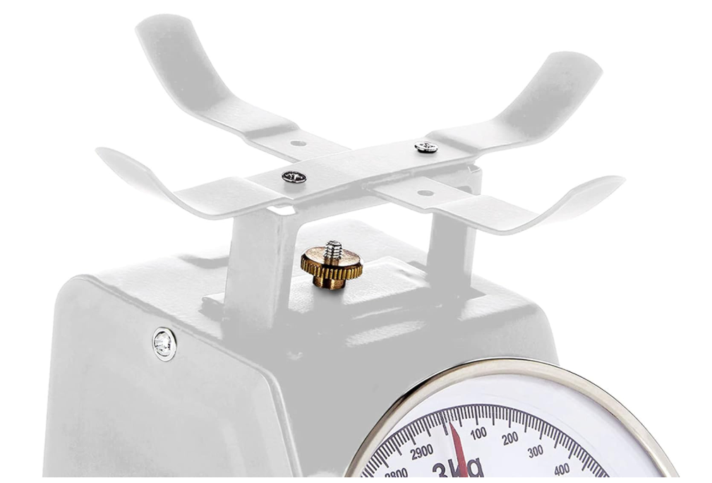 Bilancia da cucina analogica Silvano, bilancia alimentare multifunzione, design retrò, alta precisione, capacità massima di 30 kg, ciotola in acciaio inox inclusa, pulizia semplice
