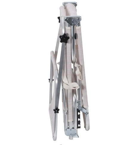 Portofino Esté Lettino Mare Richiudibile 55*188*25/73 cm Blu/Beige Capacità 110 kg Ideale per Spiagge e Parchi