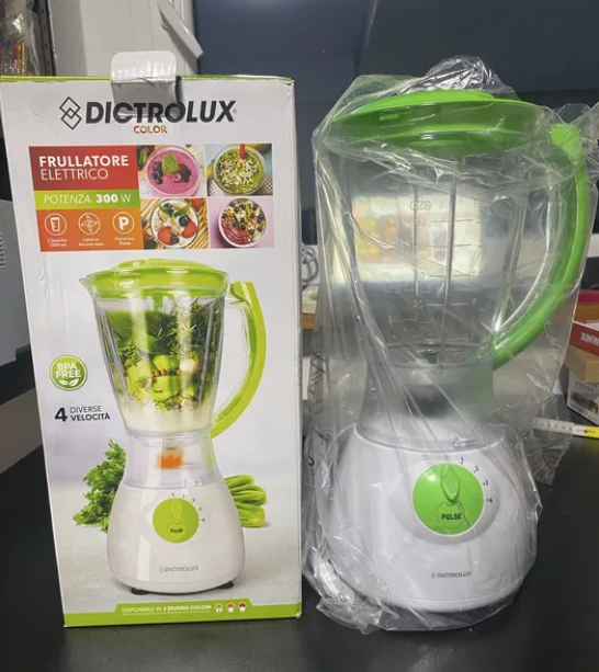ElectroLux Frullatore Elettrico da Cucina Tritatutto Professionale 4 Velocità 300W Colorato per Cucina Moderna