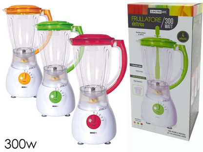 ElectroLux Frullatore Elettrico da Cucina Tritatutto Professionale 4 Velocità 300W Colorato per Cucina Moderna