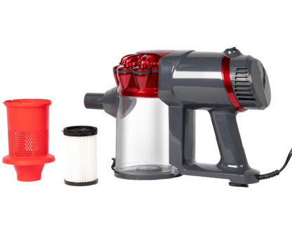 Scopa Elettrica Ciclonica 2in1 Vortix 600 Watt con 4 Velocità Pulse Serbatoio 1500 ml Lame in Acciaio Inox Ultra Leggera 1,6 Kg