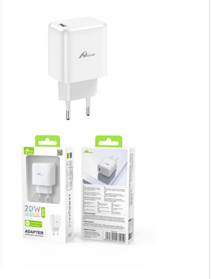 Caricatore Rapido 35W USB-C Power Delivery + USB-A QC3.0 per iPhone e Android Doppia Porta Tecnologia PPS Compatto da Viaggio Carica Veloce e Efficiente