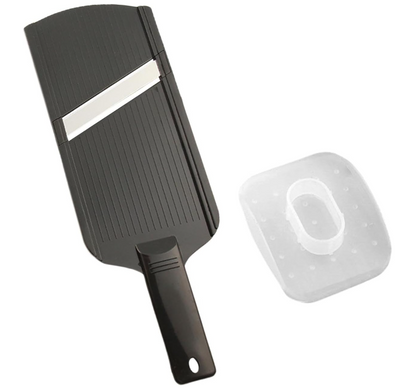 Affettatrice per verdure – Affettatrice per frutta a mano con manico antiscivolo, multifunzione a mano | Tagliaverdure facile da usare, affettatrice per mandolini tenuti a mano per verdure