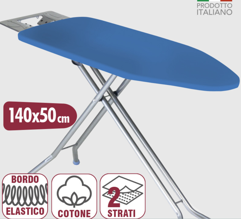 Preziosa Copriasse universale Ekomoll/Brianmoll con Elastico 140x50 cm 100% Cotone Mollettone Morbido Fissaggio Veloce Lavabile a Basse Temperature