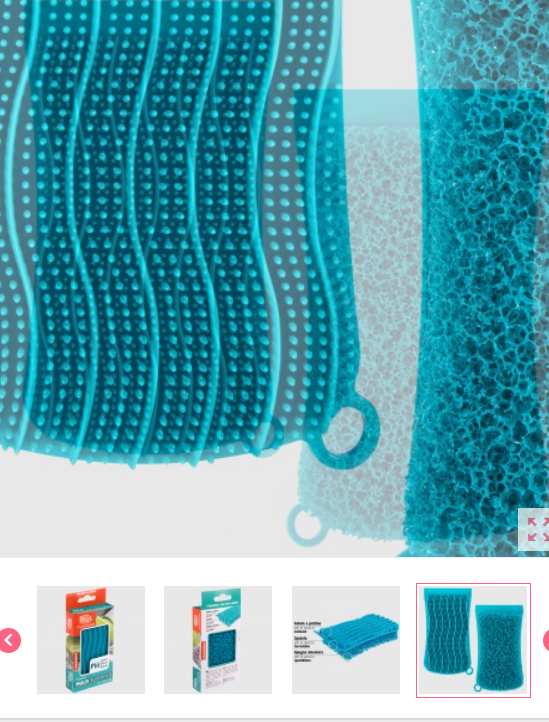 Spugna multiuso in silicone, morbida e flessibile, per la pulizia di diverse superfici