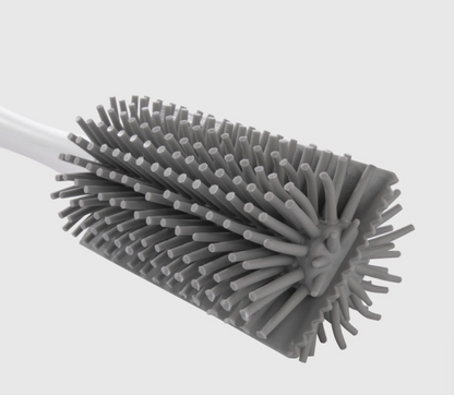 Lavabottiglie Big in Silicone con Spatola Testina Flessibile per Pulizia Efficace Manico con Foro per Appenderlo Lavabile in Lavastoviglie 32 cm