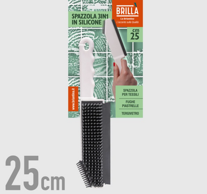 Spazzola 3in1 in silicone multifunzionale