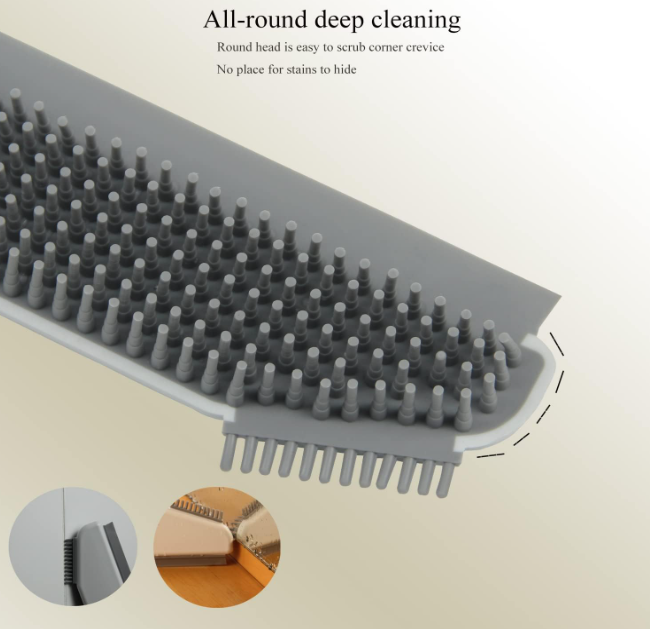 Spazzola 3in1 in silicone multifunzionale