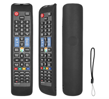 Custodia per Telecomando in Silicone Elastico Compatibile con TV Protezione Antiurto con Cordino 23cm per Sicurezza e Facile Gestione