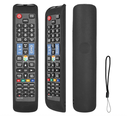 Custodia per Telecomando in Silicone Elastico Compatibile con TV Protezione Antiurto con Cordino 23cm per Sicurezza e Facile Gestione
