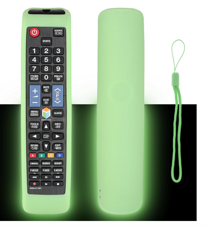 Custodia per Telecomando in Silicone Elastico Compatibile con TV Protezione Antiurto con Cordino 23cm per Sicurezza e Facile Gestione