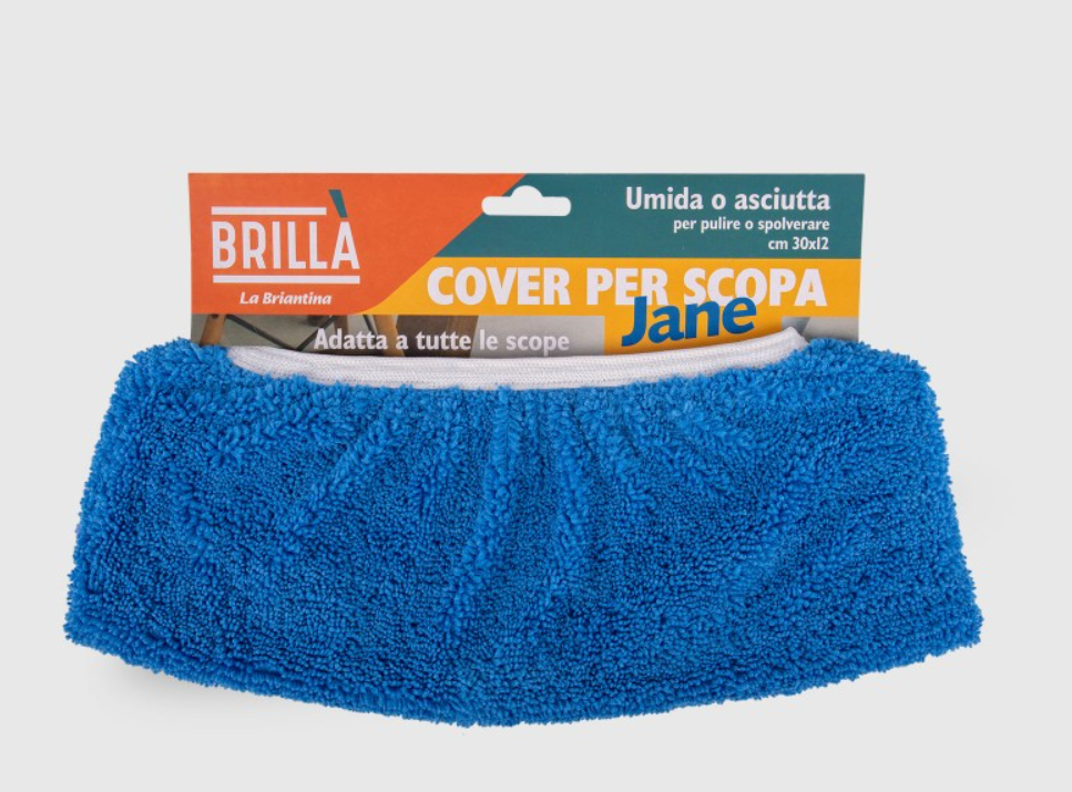 Copriscopa per Mop 15x30 cm in Blu Morbido e Resistente per Pulizia Efficiente