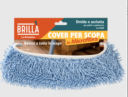 Copriscopa per Mop 15x30 cm in Blu Morbido e Resistente per Pulizia Efficiente