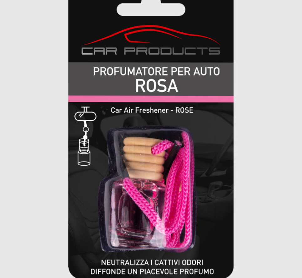 Profumatore liquido per auto in 4 fragranze assortite - 10 ml.