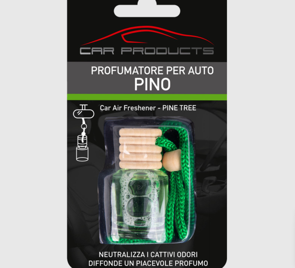 Profumatore liquido per auto in 4 fragranze assortite - 10 ml.