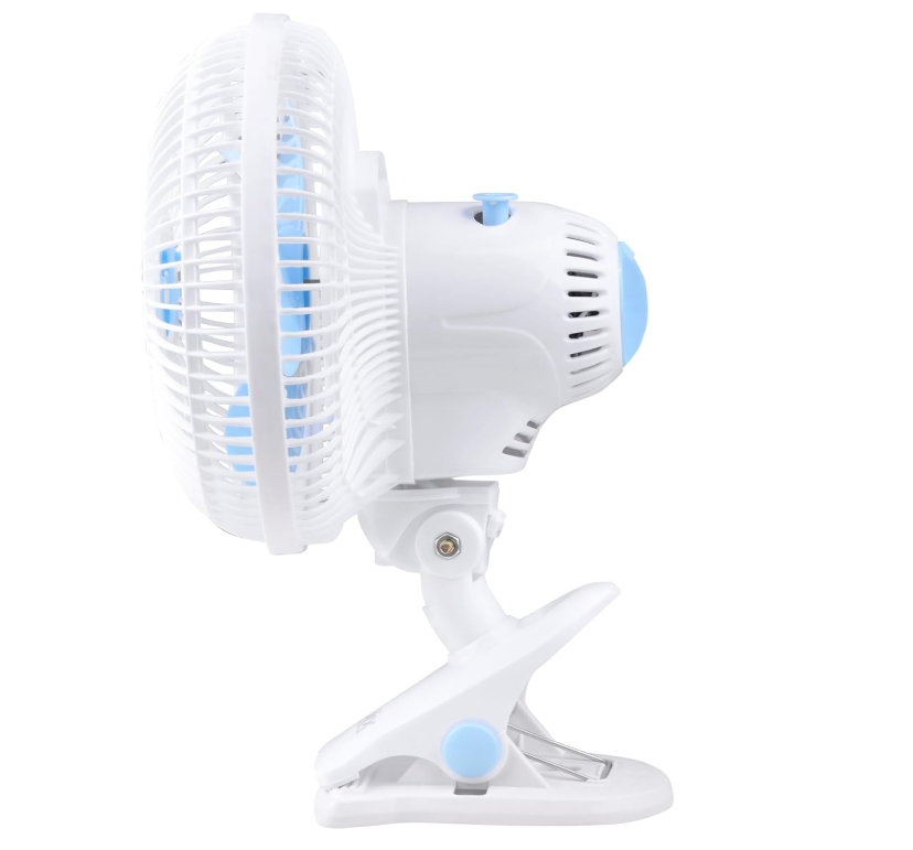 Ventilatore piccolo ventilatore portatile con 3 velocità forte silenzioso e rotazione a 180 ° ventilatore da tavolo per casa ufficio DIAMETRI 23CM  H 31CM