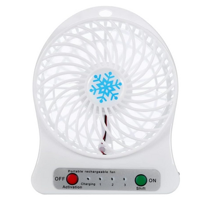 Ventilatore di raffreddamento portatile 3 velocità regolabili luce LED integrata dispositivo di raffreddamento estivo for domestici