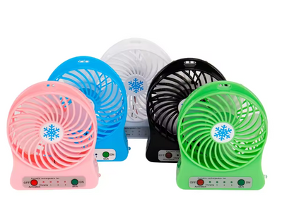 Ventilatore di raffreddamento portatile 3 velocità regolabili luce LED integrata dispositivo di raffreddamento estivo for domestici