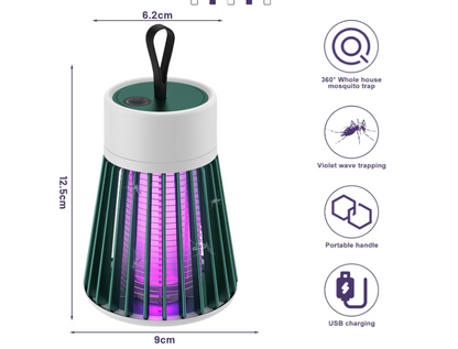 Nuovo Mosquito Zapper, Zapper con lampada UV, lampada ricaricabile USB con batteria 1200 mAh5V, lampada zanzara per campeggio giardini interni 88*125MM