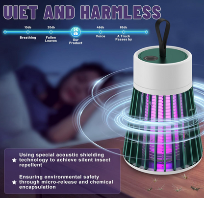 Nuovo Mosquito Zapper, Zapper con lampada UV, lampada ricaricabile USB con batteria 1200 mAh5V, lampada zanzara per campeggio giardini interni 88*125MM