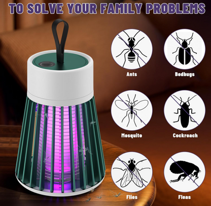 Nuovo Mosquito Zapper, Zapper con lampada UV, lampada ricaricabile USB con batteria 1200 mAh5V, lampada zanzara per campeggio giardini interni 88*125MM