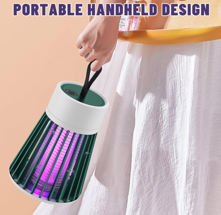 Nuovo Mosquito Zapper, Zapper con lampada UV, lampada ricaricabile USB con batteria 1200 mAh5V, lampada zanzara per campeggio giardini interni 88*125MM