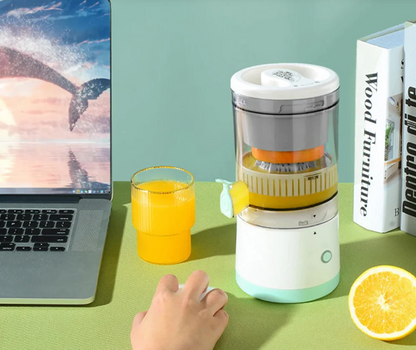Spremiagrumi Elettrico con Motore Potente e Cavo di Ricarica USB per Succhi di Frutta Fresca e Saporiti