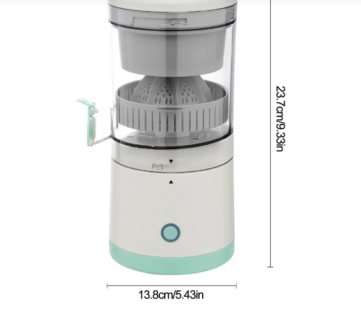Spremiagrumi Elettrico con Motore Potente e Cavo di Ricarica USB per Succhi di Frutta Fresca e Saporiti
