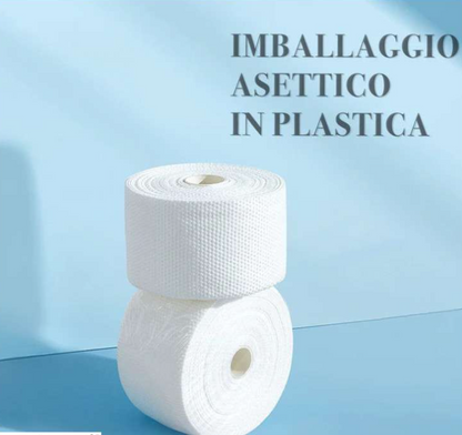 Fazzoletti per la pulizia, asciugamani per la pulizia del viso - salviette asciutte struccanti | Asciugamano morbido umido e asciutto in rotolo, salviette per il viso del salone di bellezza per90g 20*20 80pz