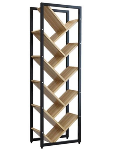Piccolo Supporto Salvaspazio per Mensole Design Industriale H150CM Stabile Durevole per Soggiorno Casa Ufficio Camera Bambini con Ampio Spazio di Archiviazione e Sicurezza Migliorate