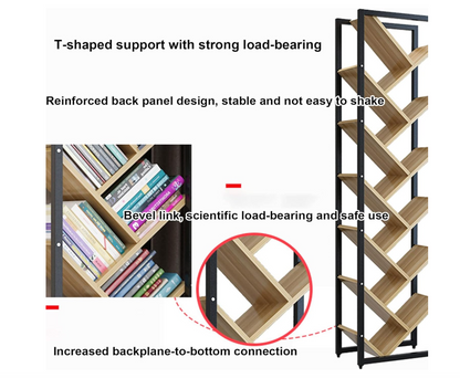 Piccolo Supporto Salvaspazio per Mensole Design Industriale H150CM Stabile Durevole per Soggiorno Casa Ufficio Camera Bambini con Ampio Spazio di Archiviazione e Sicurezza Migliorate