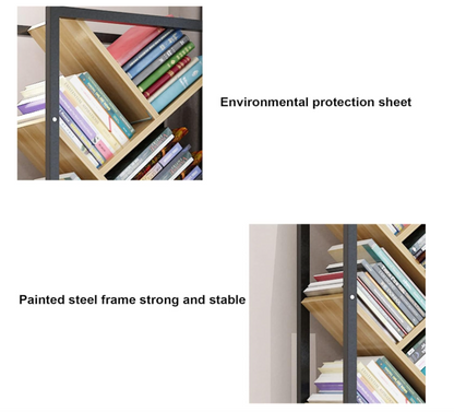 Piccolo Supporto Salvaspazio per Mensole Design Industriale H150CM Stabile Durevole per Soggiorno Casa Ufficio Camera Bambini con Ampio Spazio di Archiviazione e Sicurezza Migliorate
