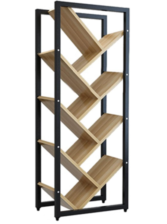 Piccolo Supporto Salvaspazio per Mensole Design Industriale H150CM Stabile Durevole per Soggiorno Casa Ufficio Camera Bambini con Ampio Spazio di Archiviazione e Sicurezza Migliorate
