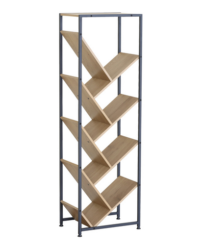 Piccolo Supporto Salvaspazio per Mensole Design Industriale H150CM Stabile Durevole per Soggiorno Casa Ufficio Camera Bambini con Ampio Spazio di Archiviazione e Sicurezza Migliorate