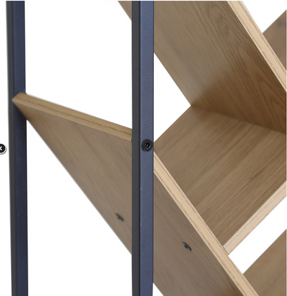 Piccolo Supporto Salvaspazio per Mensole Design Industriale H150CM Stabile Durevole per Soggiorno Casa Ufficio Camera Bambini con Ampio Spazio di Archiviazione e Sicurezza Migliorate