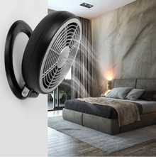 Ventilatore Pieghevole da Tavolo 25 Watt h25x23x26 cm Diametro 23 cm Silenzioso e Regolabile con 3 Pale per Flusso Aria 66 m³/min
