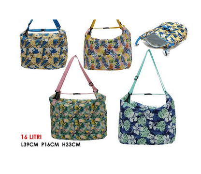 Borsa Termica 16 litri Linea Jungle colors h30x38x23 cm