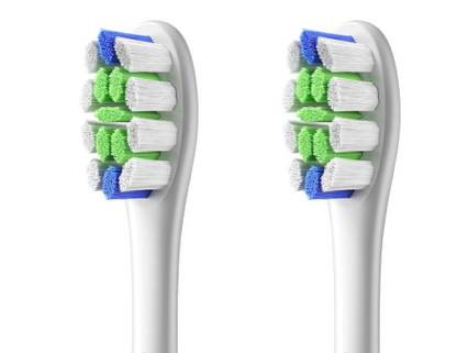 Mulin Spazzolino Elettrico Sonico WS-7007 IPX7 Impermeabile 37200 Vibrazioni 4 Testine Ricaricabile USB Bianco