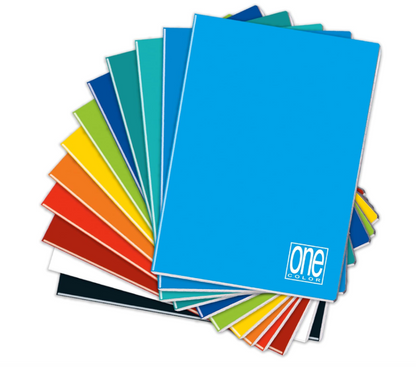 One Color - Maxi Quaderno A4 - Tinta Unita Quadretti 10PZ