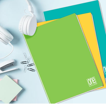 One Color - Maxi Quaderno A4 - Tinta Unita Quadretti 10PZ